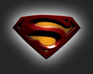 Superman logo dark background light 2 - heroic free wallpaper