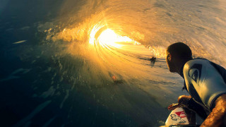 Man riding wave surfboard ocean 41 - a man riding free wallpaper