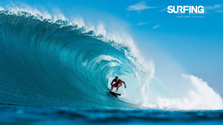 Man riding wave surfboard ocean 29 - a man riding free wallpaper