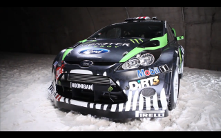 Car snow green stripe black - eric dinyer free wallpaper