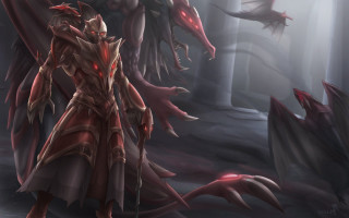 Demonic forest demon back arm 2 - his back and a demon free wallpaper