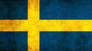 Sweden flag grungy wall yellow - carl gustaf pilo free wallpaper