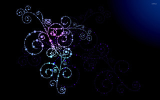 Blue purple background swirls dots - swirl free wallpaper