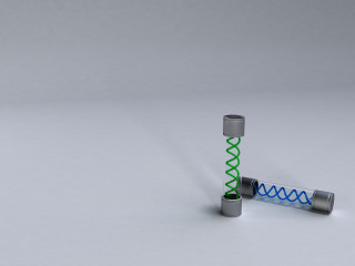 Batteries white table spiral green - a white table next free wallpaper