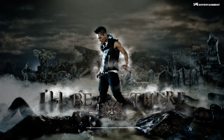 Man foggy landscape cross message - a cross free wallpaper