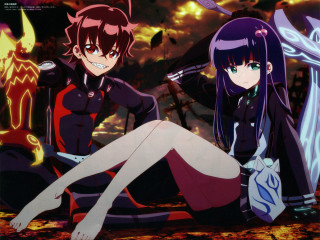 Anime girls sitting sword bag - a sword and the other free wallpaper