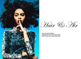 Woman cigarette advertisement hair nails - contemporary fashion free wallpaper