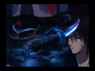 Man sword helmet rain demon - the rain free wallpaper