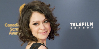 Woman black dress smile shoulder - her face and shoulder free wallpaper