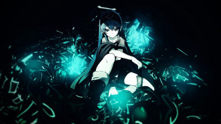 Woman sitting green leaves dark - a pile free wallpaper