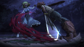 Couple people dark swords demon - sword free wallpaper