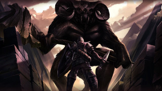 Man armor holding demon fantasy - a man in armor holding free wallpaper
