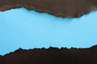 Blue paper black background torn - torn free wallpaper