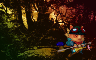 Cartoon character baseball bat forest - the ceiling free wallpaper for desktop