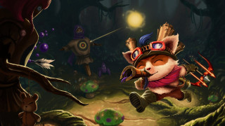 Cartoon fox hat goggles running - dom qwek free wallpaper