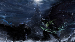 Couple horse snow dragon full - full free wallpaper