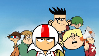Cartoon character crowd megaphone fun - cliff childs free wallpaper
