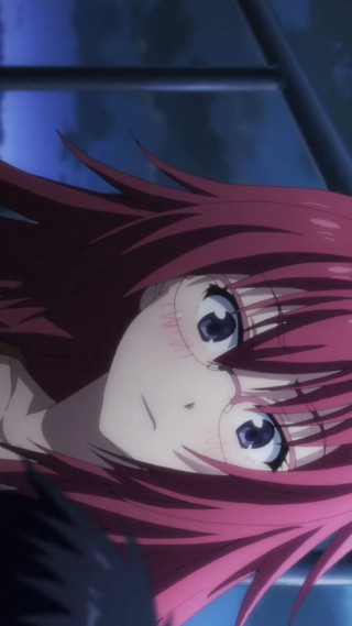 Pink hair blue eyes girl - a screenshot free wallpaper