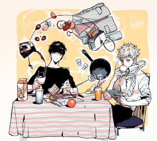 Couple people sitting table food - ed benedict free wallpaper