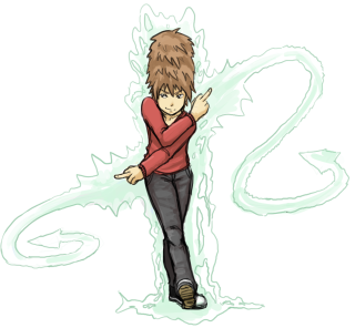 Person red shirt jeans drawing - epsylon point arcane free wallpaper