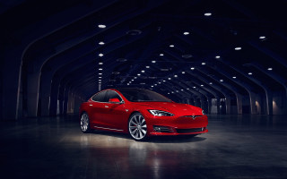 Red car panfuturism digital rendering - a white light free wallpaper