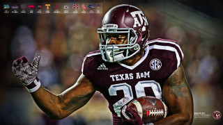 Football player holding ball glove - a football player holding free wallpaper