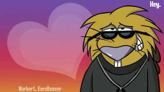 Cartoon character sunglasses heart background - background free wallpaper
