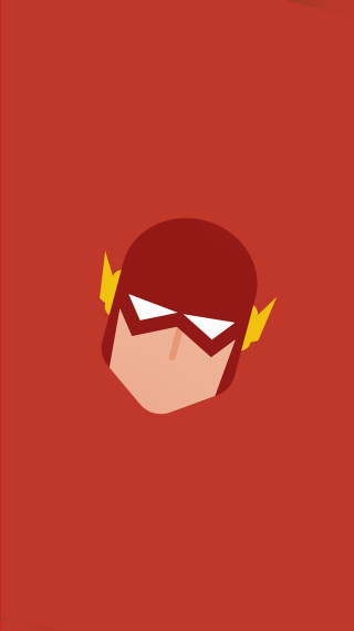 Red background cartoon character yellow 2 - clean free wallpaper