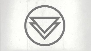 White gray logo triangle middle - circle free wallpaper