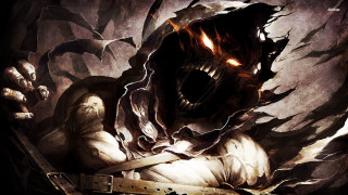 Demonic creature knife background demon 2 - dark soul free wallpaper