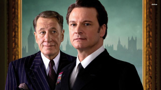 Two men suits ties painting - donald sherwood free wallpaper