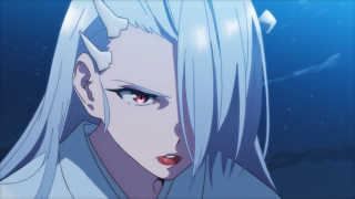 White hair blue eyes anime 2 - white hair free wallpaper
