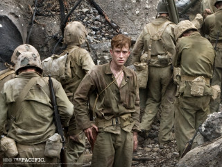 Soldiers rocky area man camera - movie still free wallpaper