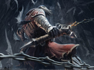 Man armor sword rain chains - chain free wallpaper