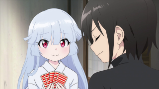 Anime man woman red eyes - a anime scene free wallpaper