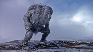 Giant snowy hilltop sky clouds - ed binkley free wallpaper