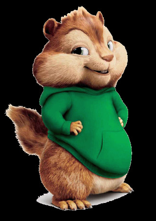 Chippy green hoodie smile animal - a big smile free wallpaper