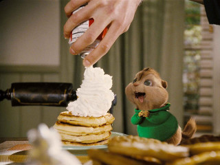 Pancakes whipped cream chipmunk ketchup - cream free wallpaper