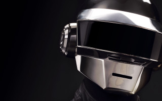 Man helmet leather jacket black - panfuturism free wallpaper