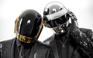 Black gold suits helmets two - gold free wallpaper