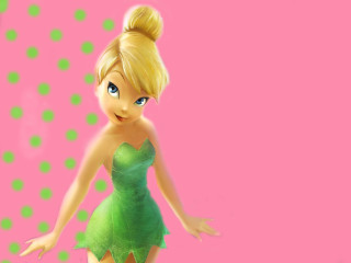 Blonde girl green dress pink - the wall behind her free wallpaper