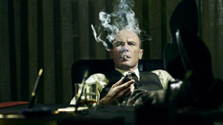 Man chair smoking cigarette serious - arnold mesches free wallpaper