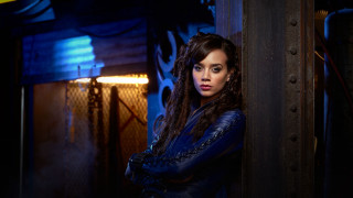 Woman long hair light blue - derek chittock free wallpaper for desktop