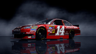 Red race car number smoke - the back of it free wallpaper