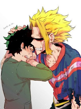 Anime characters hugging eyes closed 3 - his head on free wallpaper