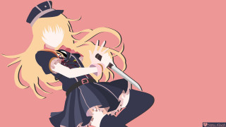 Woman sailor outfit sword cat - pop surrealism free wallpaper
