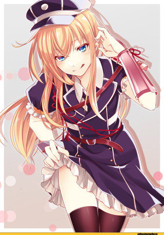 Girl sailor outfit hat bag - her shoulder free wallpaper