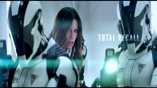 Woman futuristic suit light total - the side of her face free wallpaper