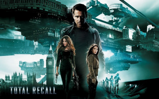 Movie poster man woman city - a movie poster free wallpaper