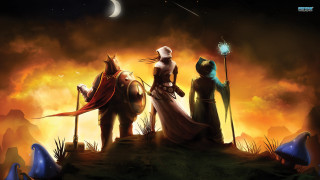 People hill horse costume cat - two person free wallpaper